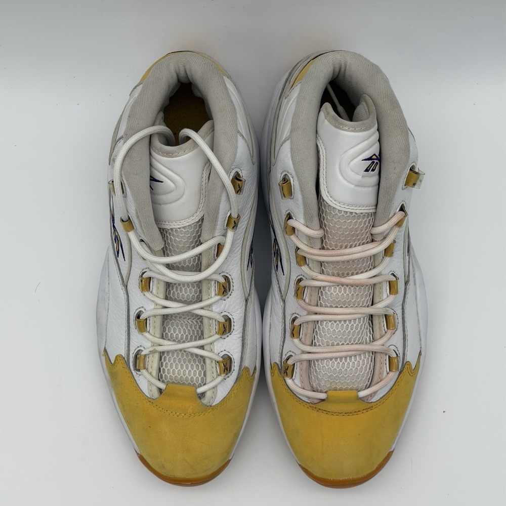 Reebok Question Mid 'Yellow Toe' FX4278 Size 12‎ No Box - Picture 6 of 13
